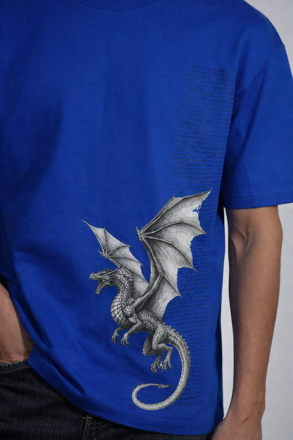 Dragon Statue – Oversized Tee