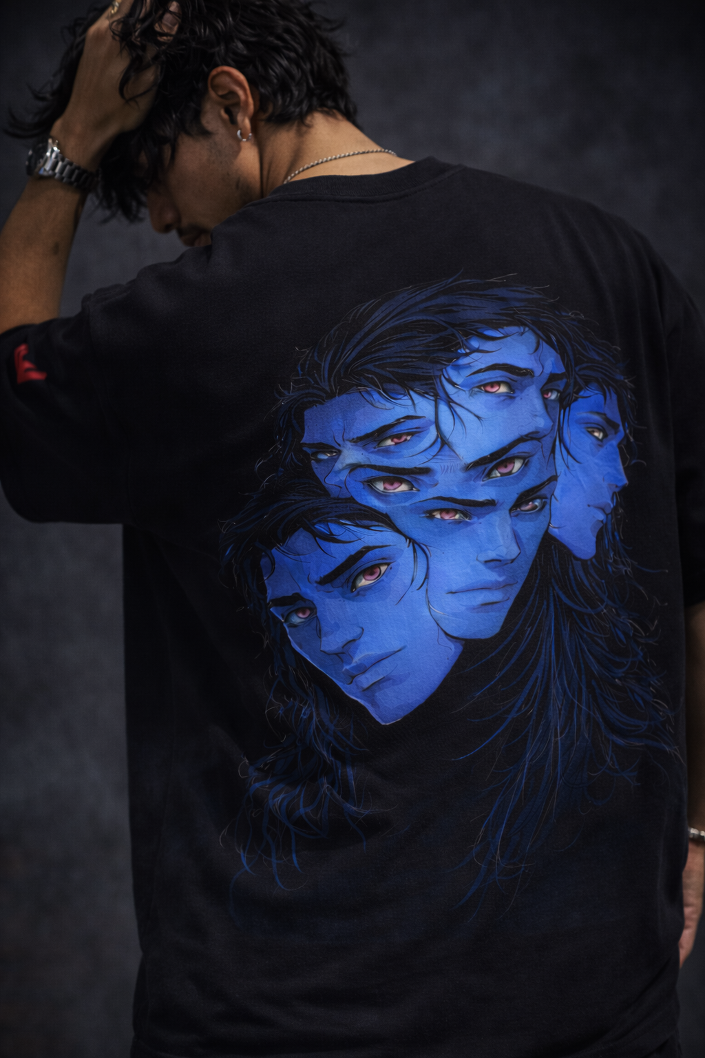 Fragmented Gaze – Oversized Tee