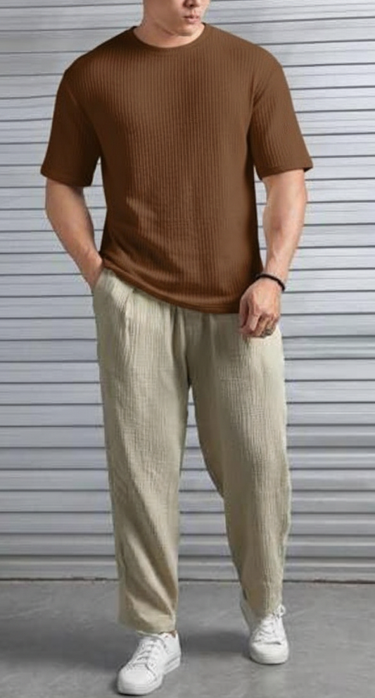 Waffle Oversized T-Shirt