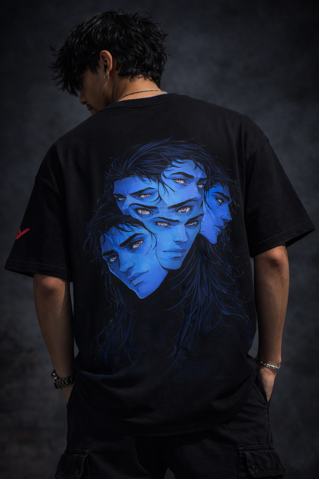 Fragmented Gaze – Oversized Tee