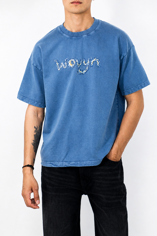 Denim Wash Boxy Fit Tshirt