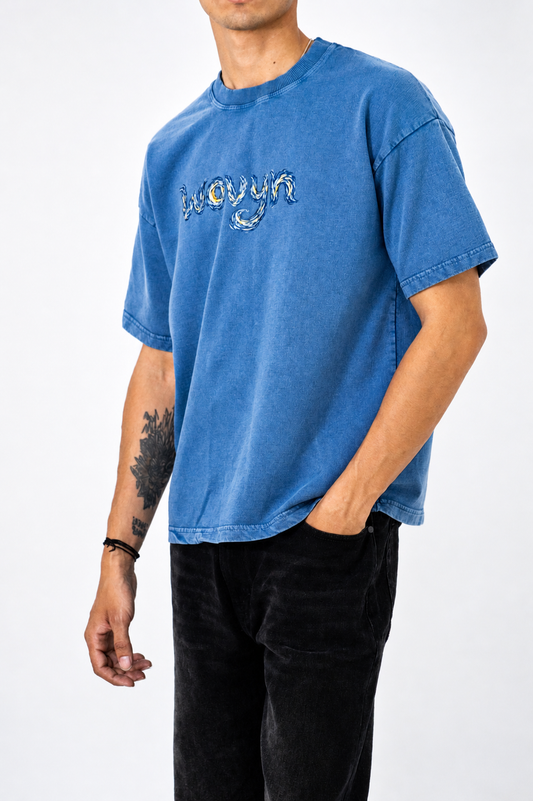 Denim Wash Boxy Fit Tshirt