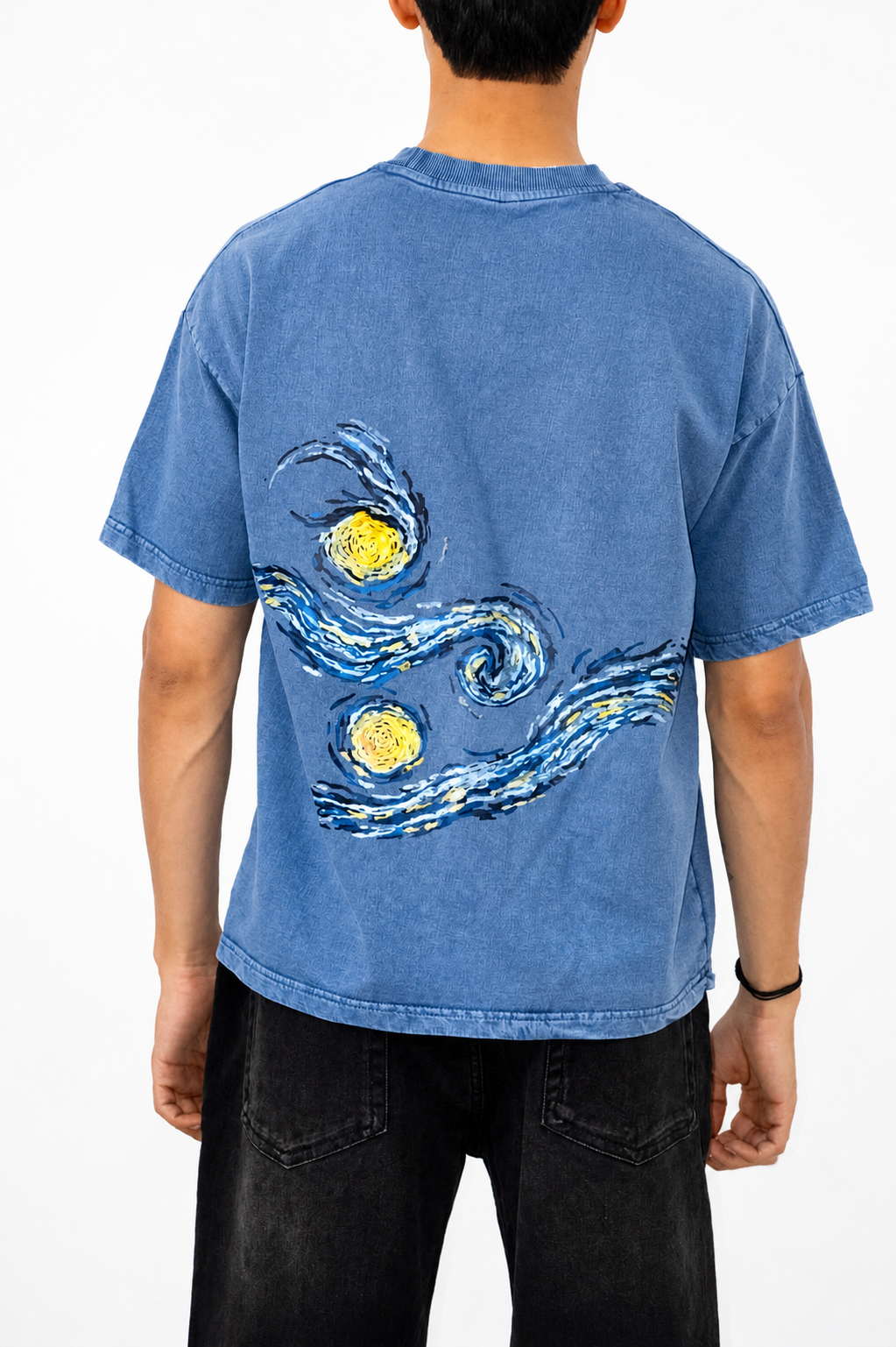 Denim Wash Boxy Fit Tshirt
