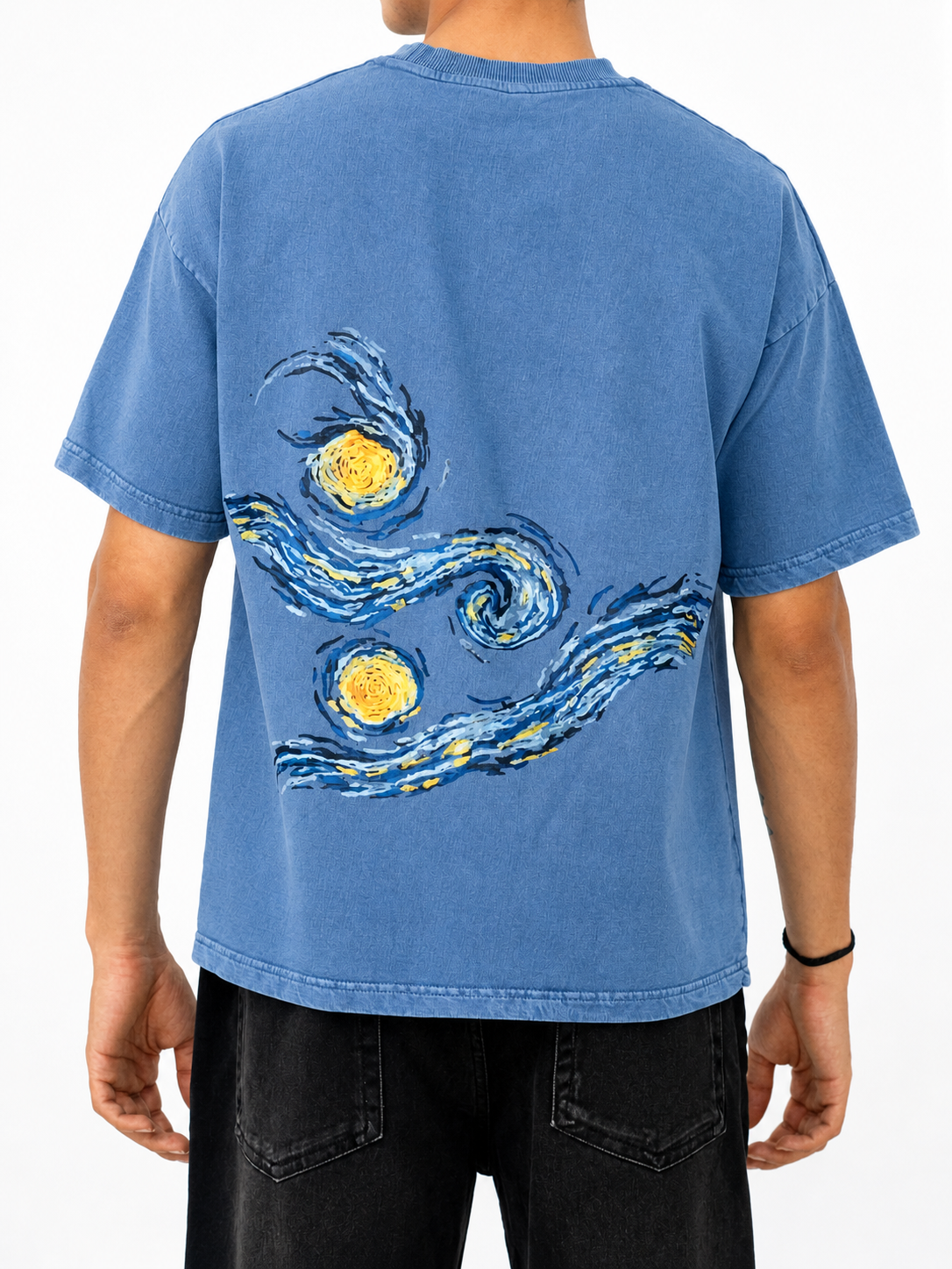 Denim Wash Boxy Fit Tshirt