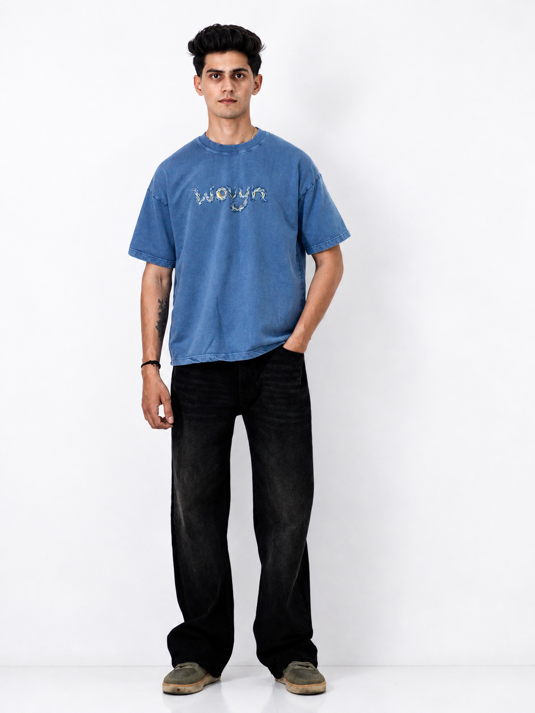 Denim Wash Boxy Fit Tshirt