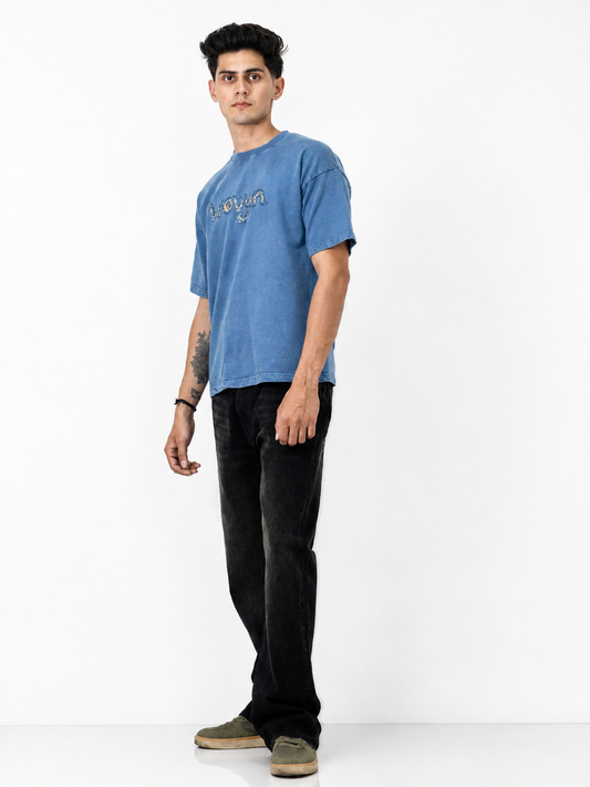 Denim Wash Boxy Fit Tshirt