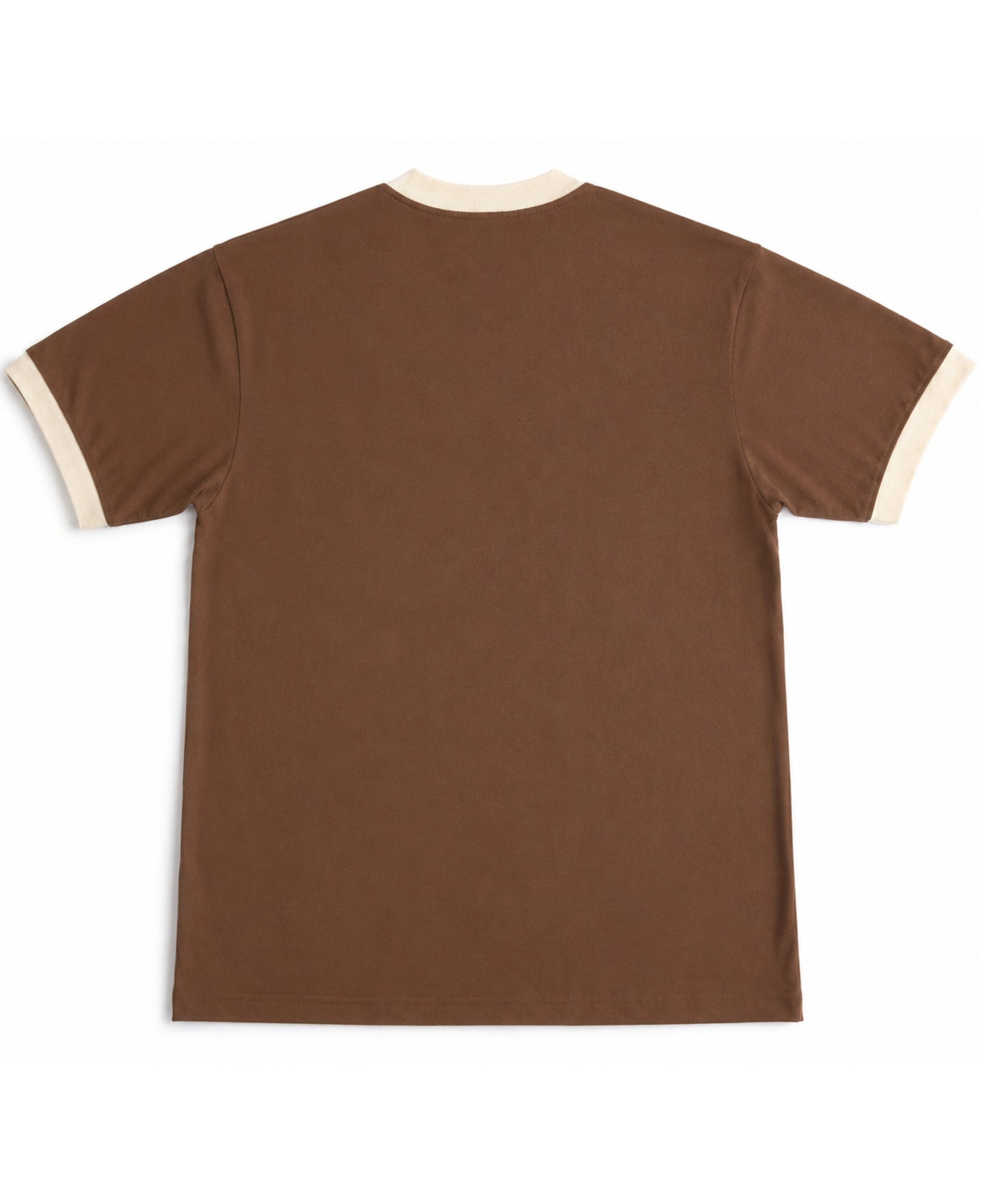 Mousse & Cream Ringer Tee Back