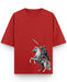 Red Oversized T-shirt Front Design