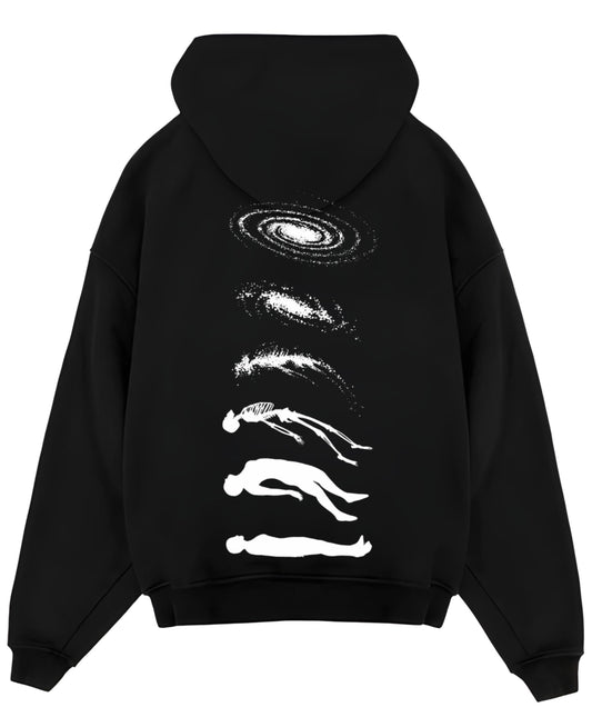 Black Oversized Hoodie Back Design