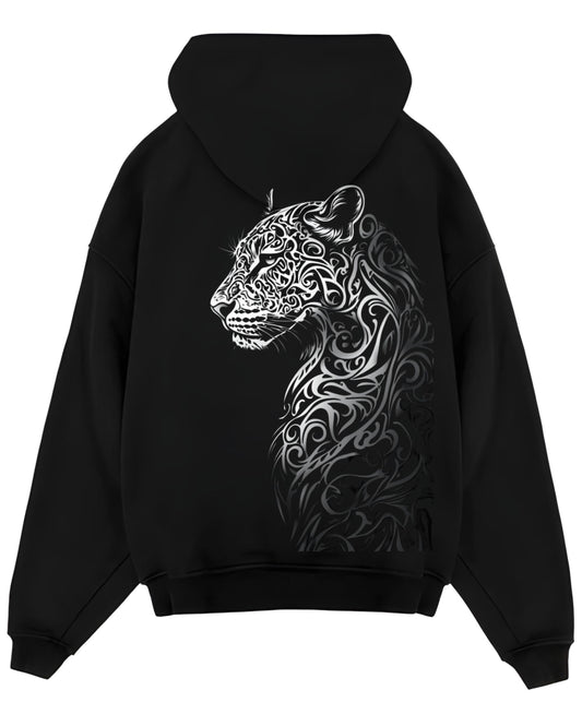 Black Oversized Hoodie Back Design